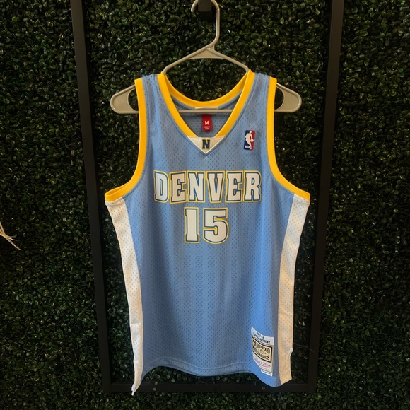 Denver Basketball Jersey - Blue and Yellow